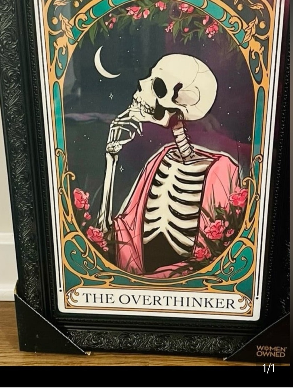 New Viral Sapna
Shah Skeleton
Tarot the overthinker
Framed Wall art
$40
